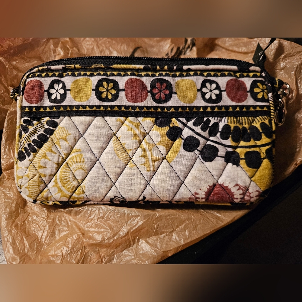 #532- VB "Cocoa Moss Design" Wristlet/Clutch - Picture 6 of 6
